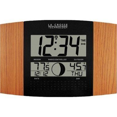 La Crosse Technology Atomic Clock Outdoor Weather New