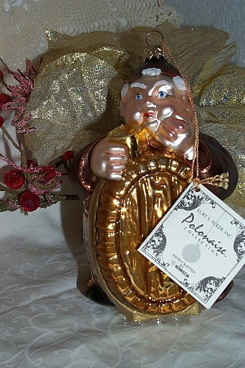 Kurt S Adler Inc Polonaise Collection hand crafted Christmas ornament