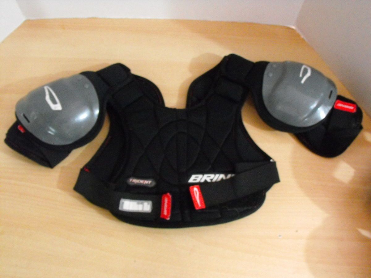 Childrens Brine Lacrosse Chest Shoulder Pads Ages 5 7