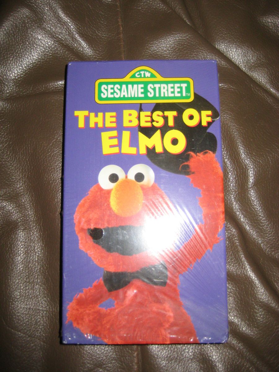 Sesame Street The Best Of Elmo Vhs 1994 Sterling Animation Station On Popscreen