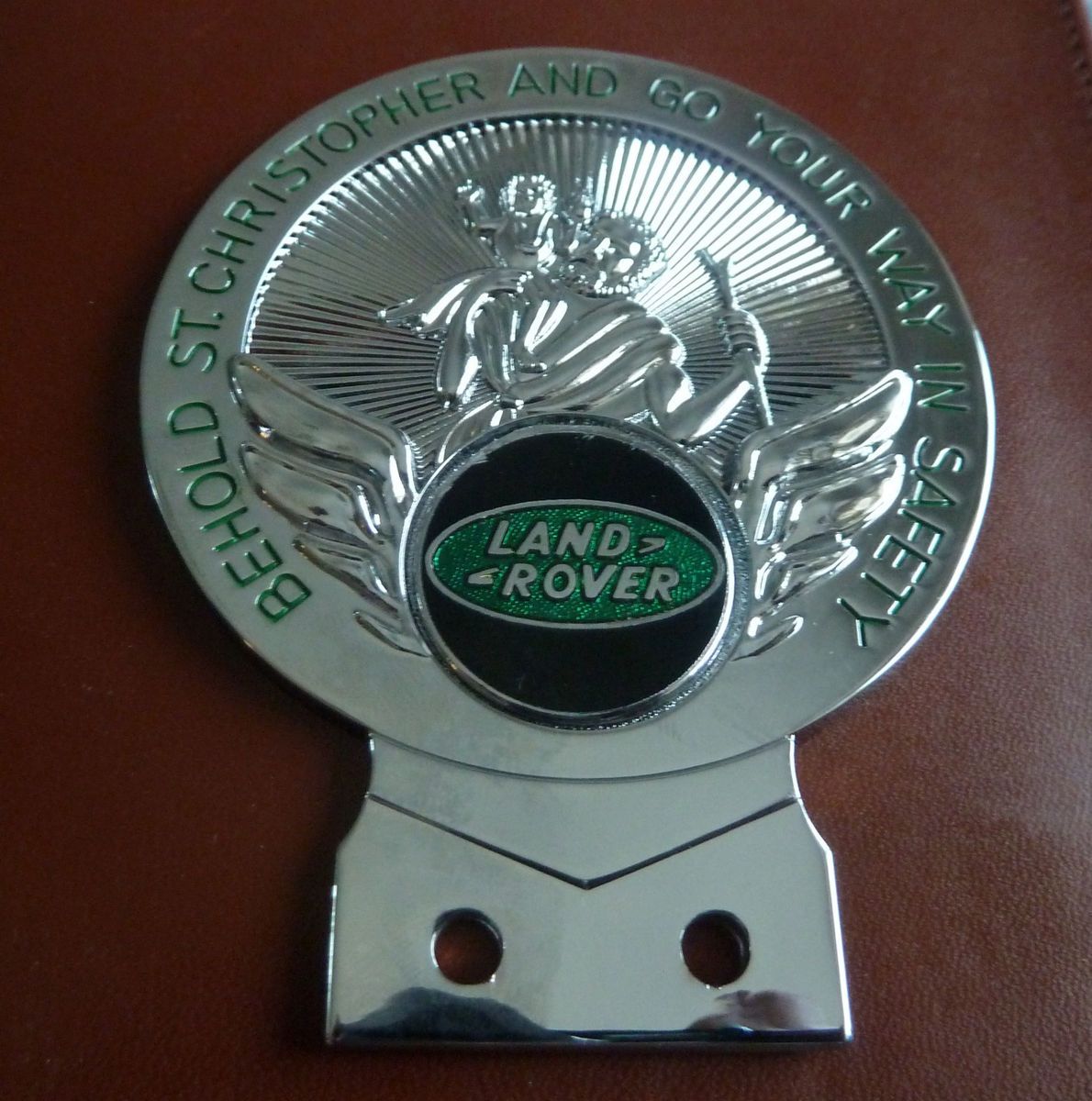 Land Rover St Christopher Car Badge Series 1 2 3 Defender Discovery