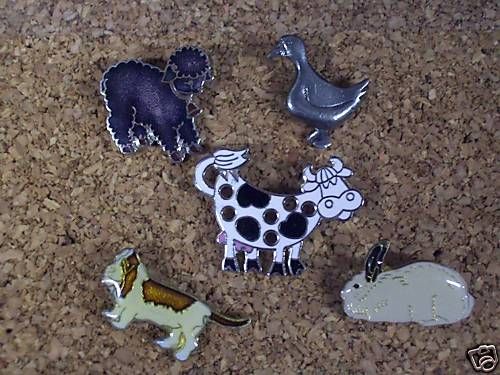 Farm Animal Cow Lapel Pins Hat Pins or Tie TACS 1