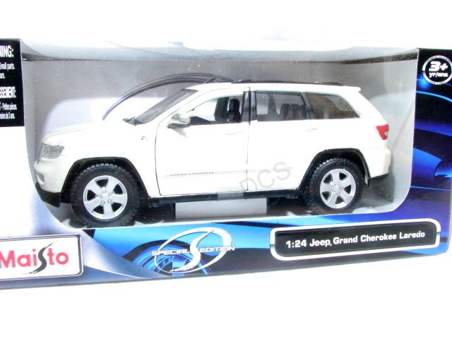 Maisto 2011 Jeep Cherokee Laredo White 1 24 Diecast Car