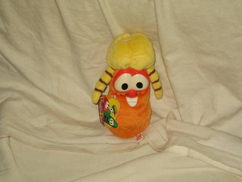 Veggie Tales Laura Carrot Plush 5  Figure Doll J