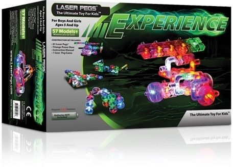 Laser Pegs Experience 57 models LED Lighted Construction Kit Construct