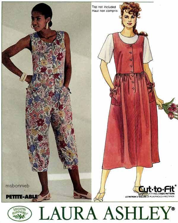 Laura Ashley Sundress Jumper Jumpsuit M4824 Pattern