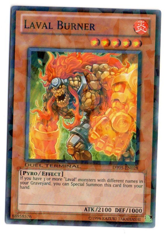 Yugioh Laval Burner DT05 EN028 PR Bonus