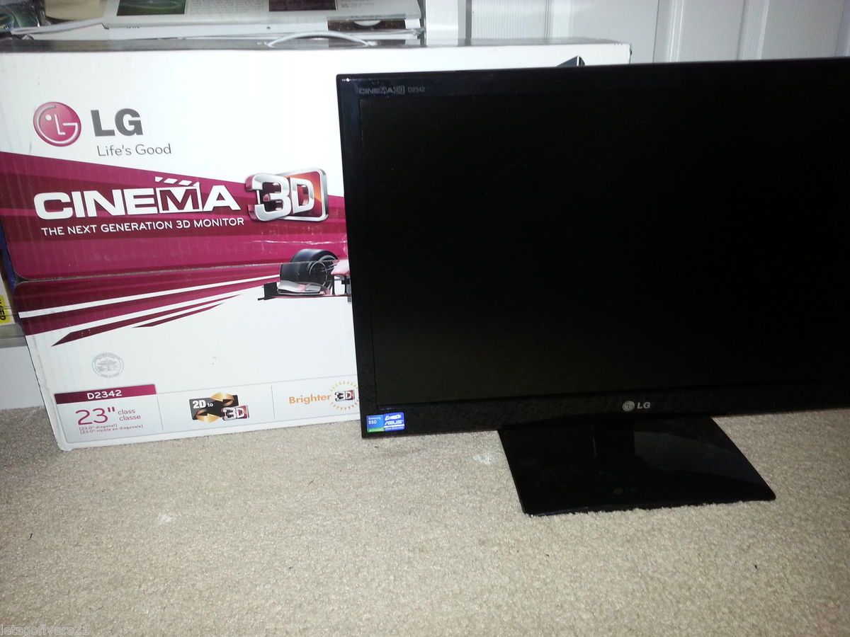 3D ===== LG D2342P PN 23 === Widescreen LED LCD Monitor =====