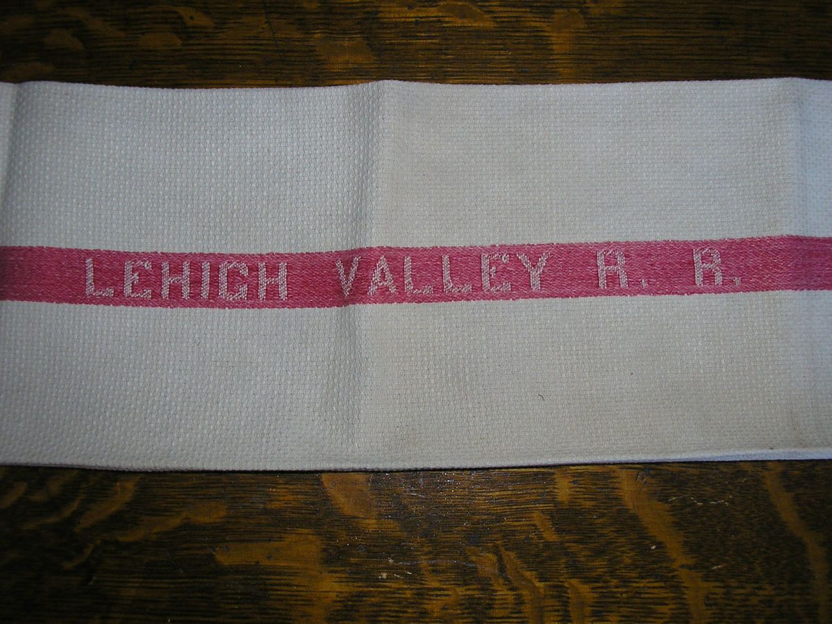 Lehigh Valley Railroad RR Hand Towel