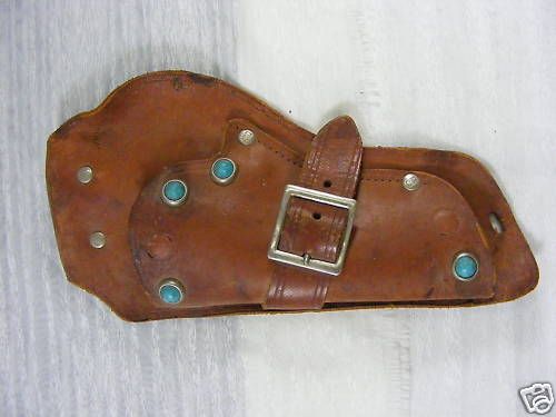 Vintage Cap Gun Holster Leather 40s 50S