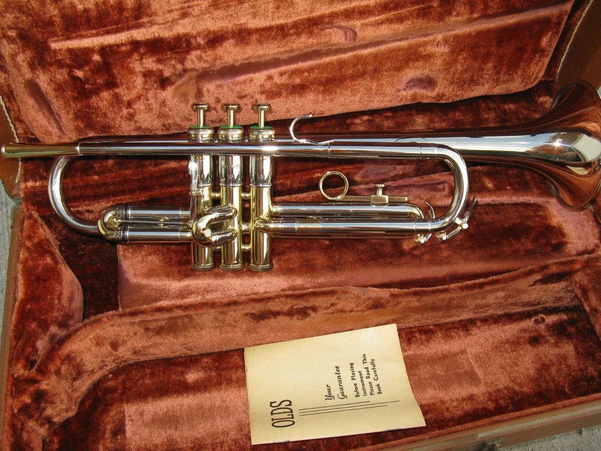 RARE VINTAGE 1959 Olds Opera PREMIER Trumpet Bb Aligned Valves