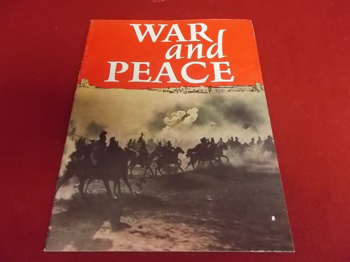 Leo Tolstoys War and Peace English Movie Brochure Vintage Memorabilia