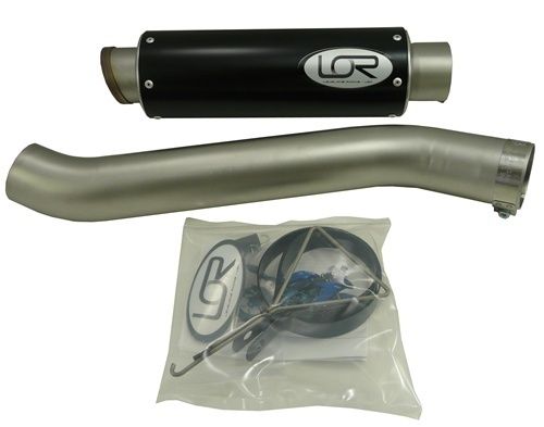 Black Satin LevelOne Racing Lor 10 25 Slip on Exhaust Kawasaki ZX 10R