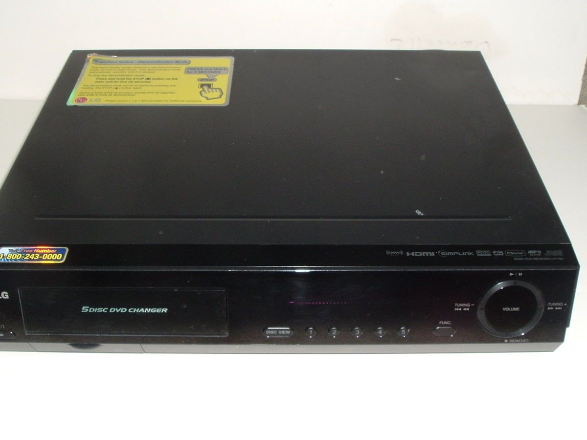 LG LHT764 5 Disc 5 1CH 1000W DVD Home Theater Receiver