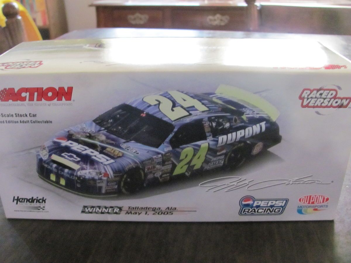 Jeff Gordon Diecast Talladega Pepsi Raced Win Version 2005 Monte Carlo