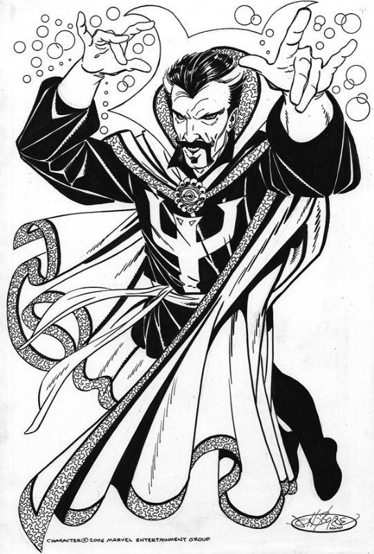 John Byrne Doctor Strange Original Art