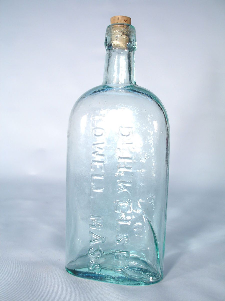 Hinge Mold Dr Kelsey Lowell Mass MA Medicine Bottle