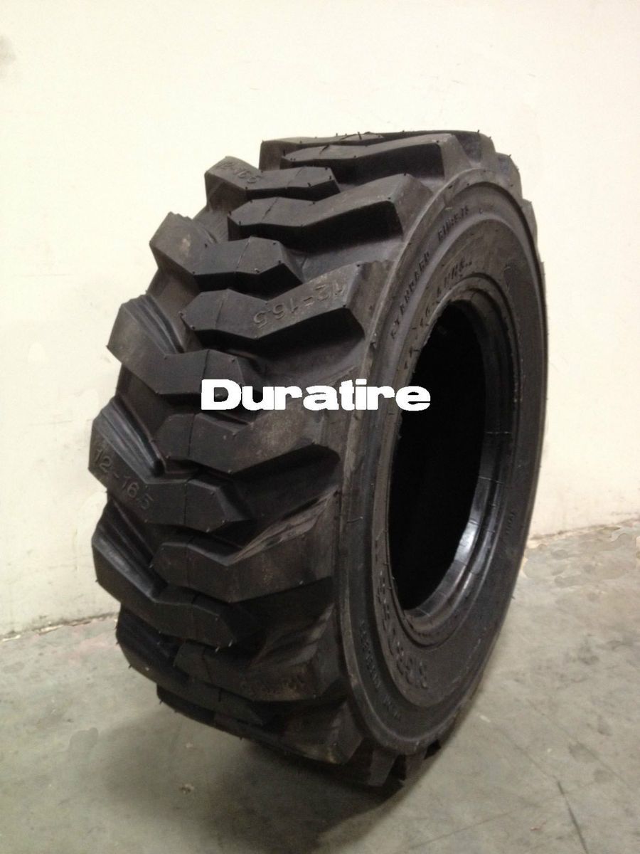 10pr 12x16 5 Premium Skid Steer Loader Tire Deep Tread 4 Tires