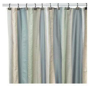 Bath Beyond x Long Spa Pastel Stripe 72 x 96 in Shower Curtain