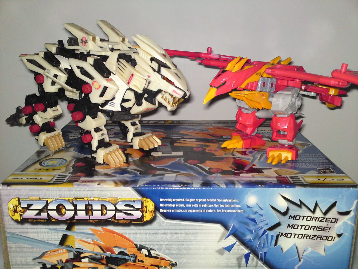 Zoids Fuzors Liger Zero Schneider Fire Phoenix Lot Complete