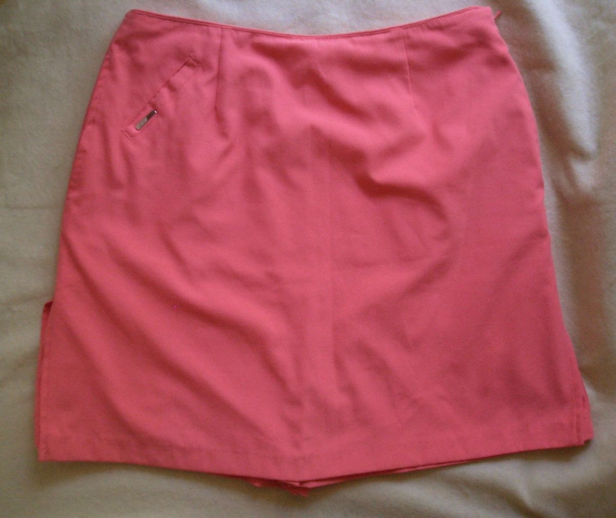 Women’s LPGA Ladies Professional Golf Association Orange Skort Size