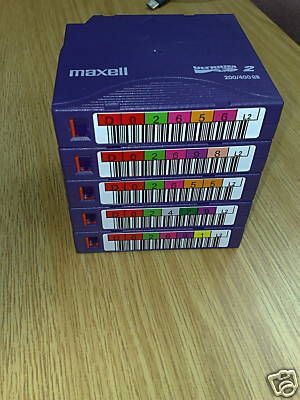 Pcs Lot Maxell Backup Tape Ultrium LTO 2 200 400 GB