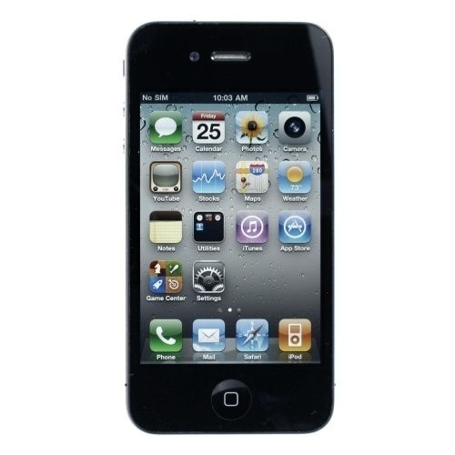 AT T Apple iPhone 4 16GB No Contract 3G GSM Camera Touchscreen WiFi