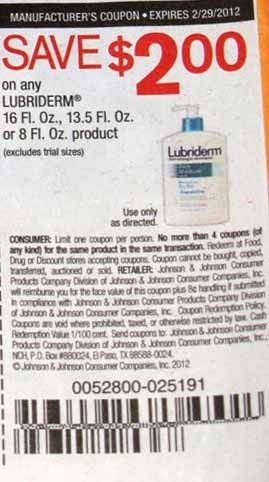 10 $2 00 Lubriderm Coupons Feb 29 306 22