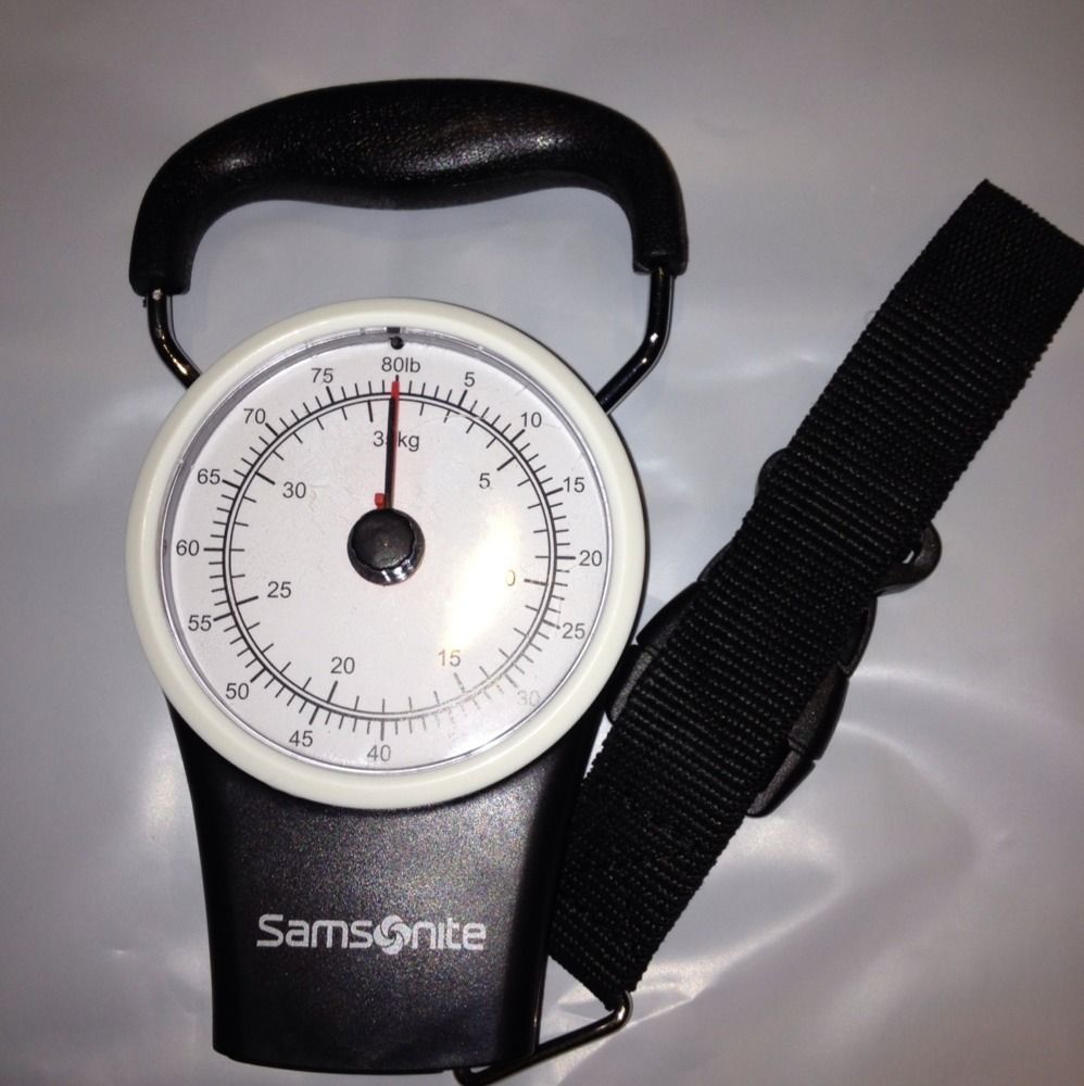 Samsonite Black Manual Luggage Scale