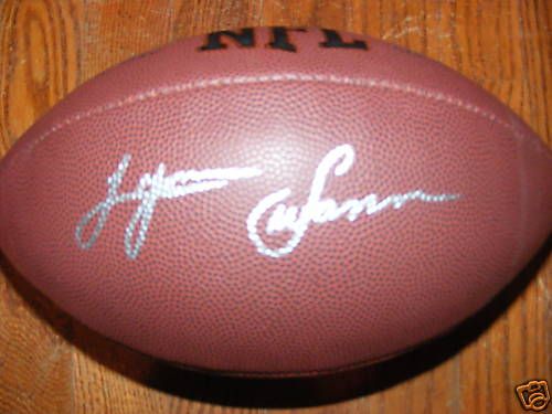 Lynn Swann Autograph Wilson NFL Football Steelers SBMVP