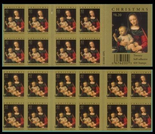 USA Stamp 2007 Christmas Luinis Madonna Stamp Art US Postage