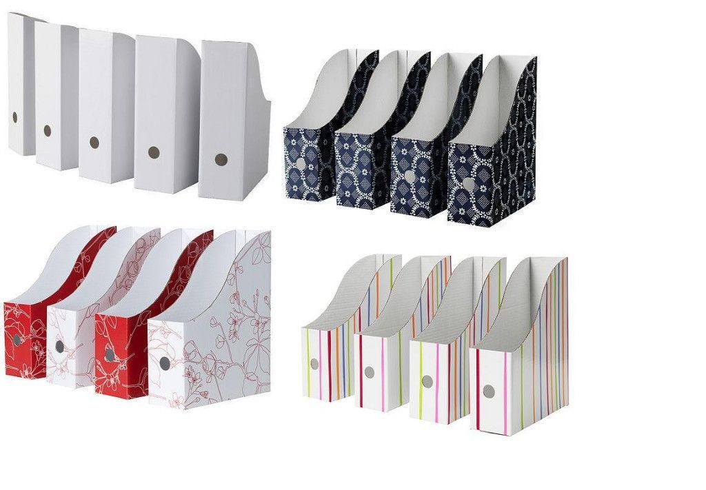 IKEA Magazine File Storage Organizer Holders 4 Color on PopScreen