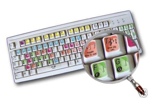 Makemusic Finale Keyboard Stickers