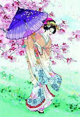 Maia Yumezakura Cross Stitch Kit New 2010 Release