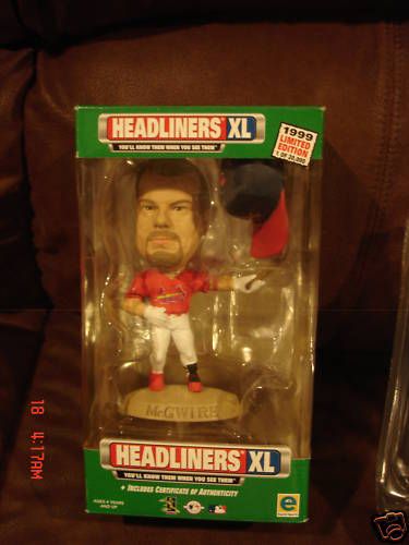 1999 Mark McGwire Headliners XL L E Ed 1 of 20000