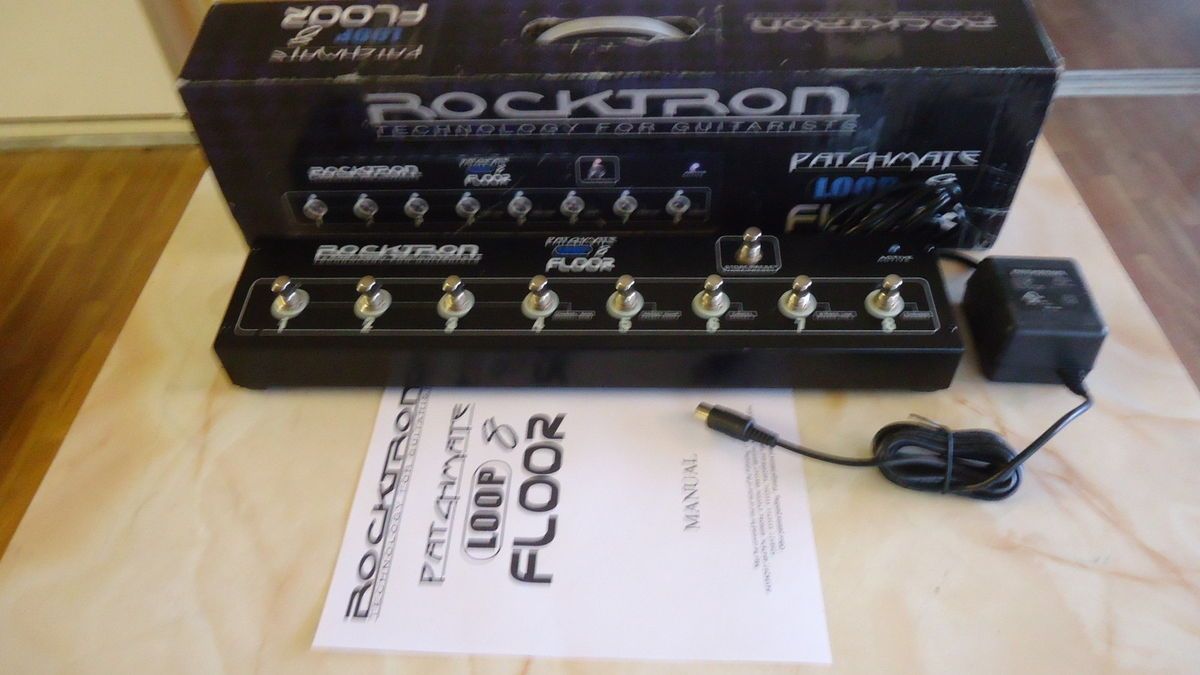 NEW ROCKTRON PATCHMATE 8 FLOOR LOOPER W AC ADAPTER, MANUAL,IN BOX,SHIP