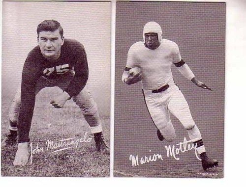 1948 52 Arcade Exhibit Card Marion Motley EX MT