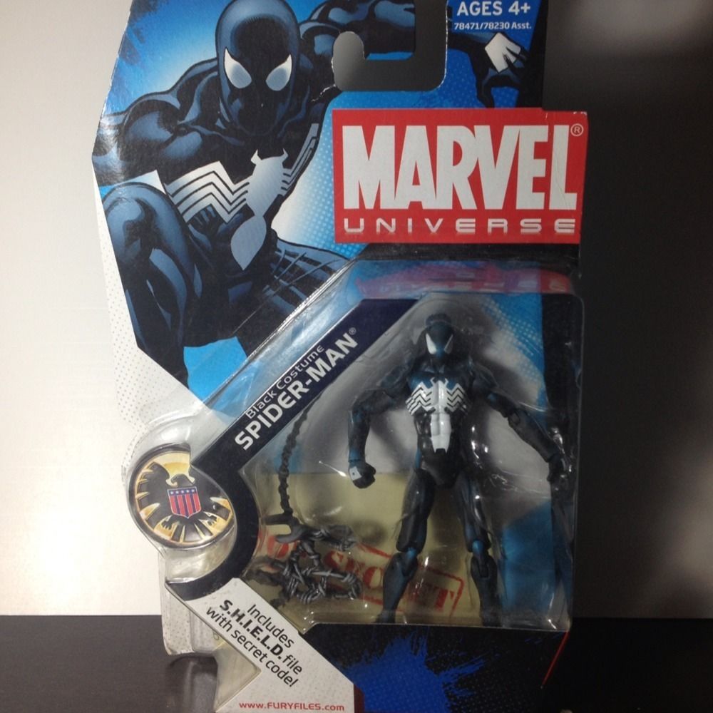 Spider Man Black Suit Marvel Universe Series 3 Action Figure