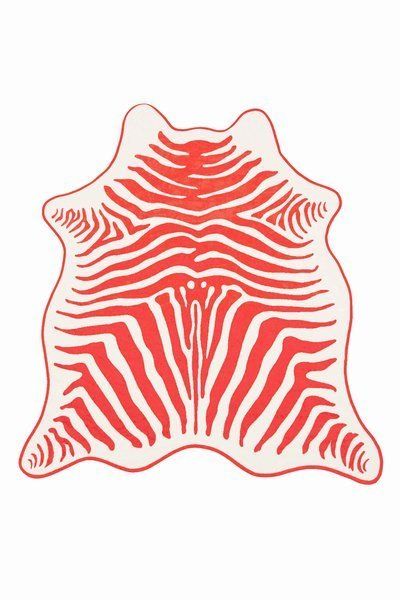 Maslin Zebra Hide Beach Towel Coral Opening Ceremony Tenoversix RRP $