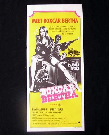 Boxcar Bertha 72 Martin Scorsese RARE Bad Girl Poster