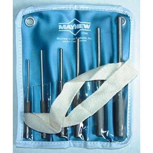 Mayhew Tools 106 K Pilot Punch 6pc Kit 62250