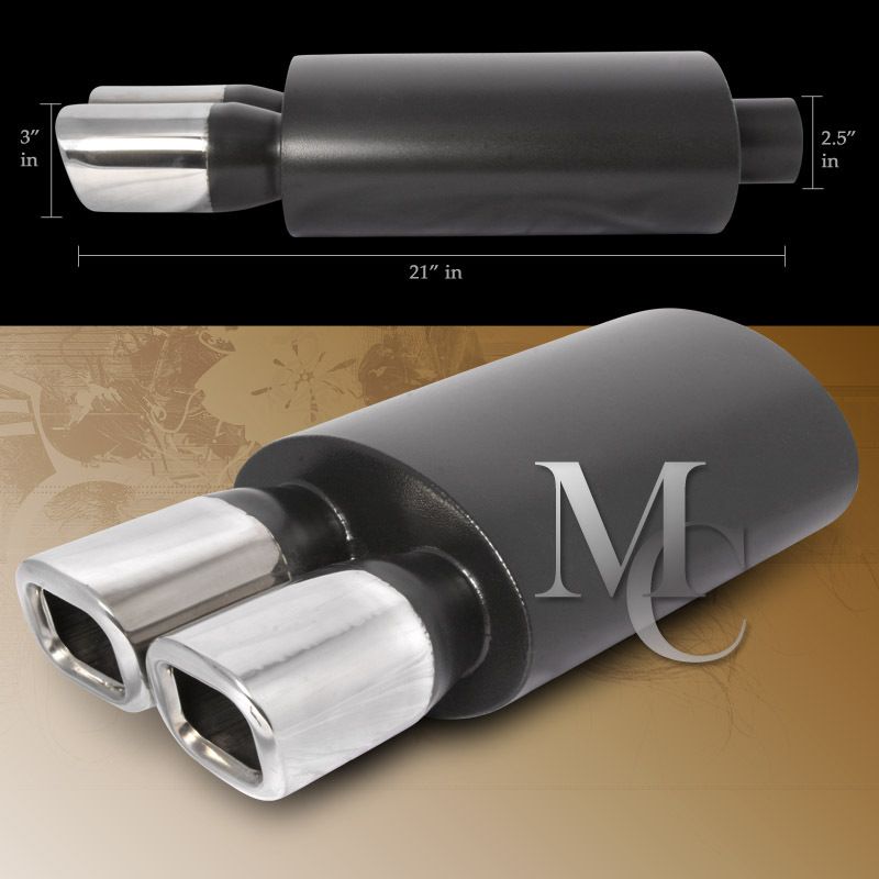 Inlet Black Muffler RX7 RX8 Mazda 3 6 Miata MX5 MX3 Stainless