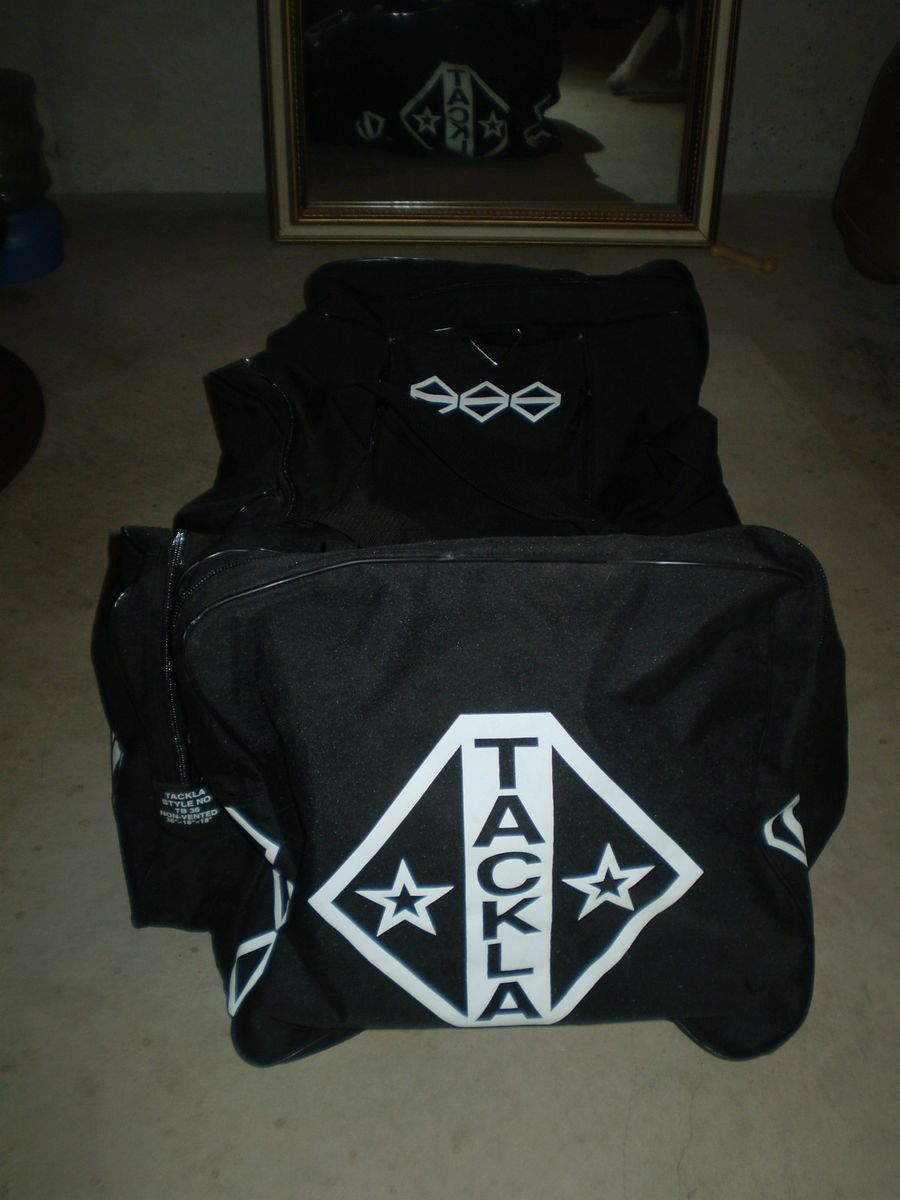 Tackla Hockey Bag Black Senior Sized