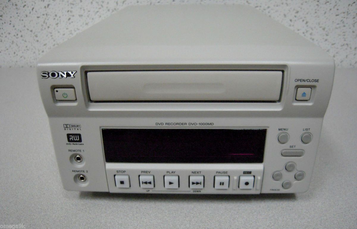 Sony DVO 1000MD Medical DVD RW Recorder