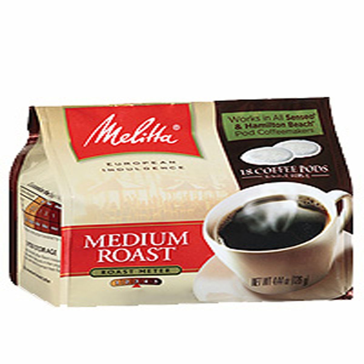 Melitta Medium Roast European Indulgence Coffee Pods for Senseo