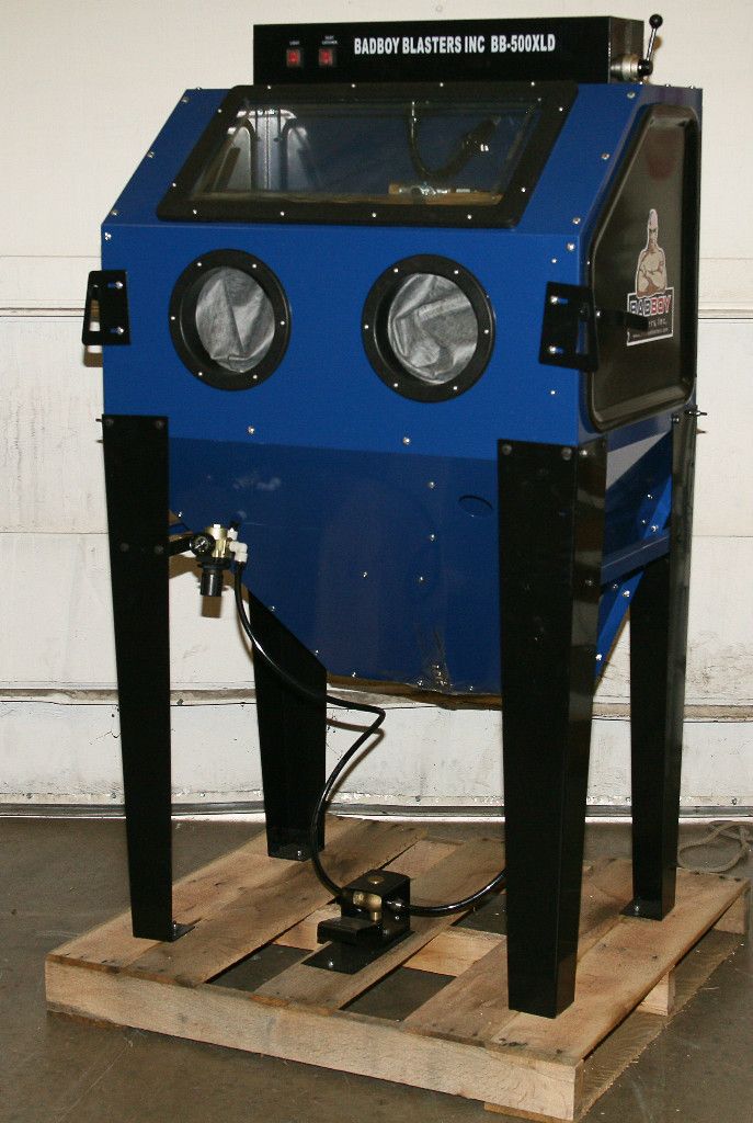 BB500XLD Media Abrasive Sand Blast Blasting Cabinet