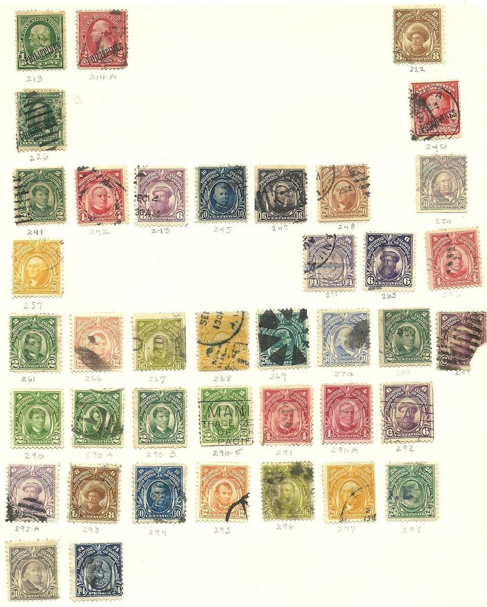 United States Philippine Islands Used Stamps My 2574