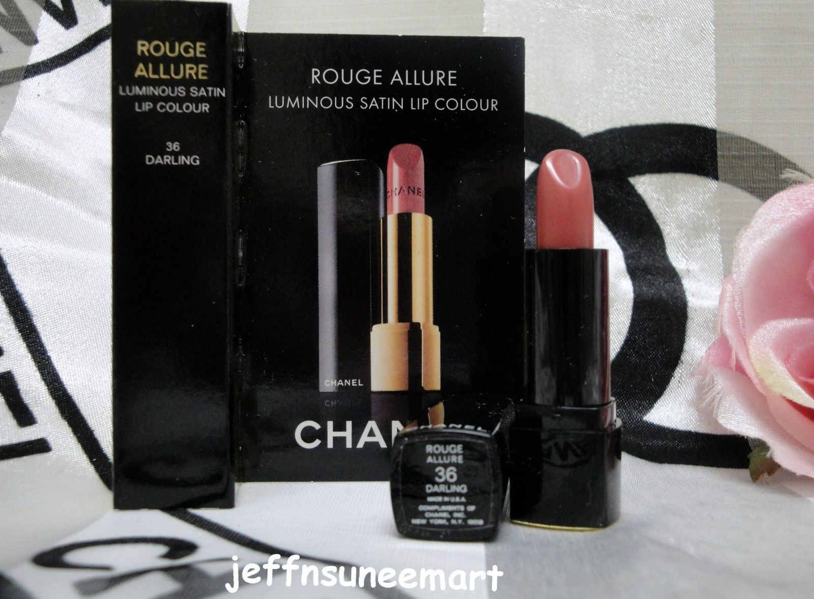Chanel Rouge Allure Luminous Satin in Darling 36 Mini Lipstick 025oz on  PopScreen