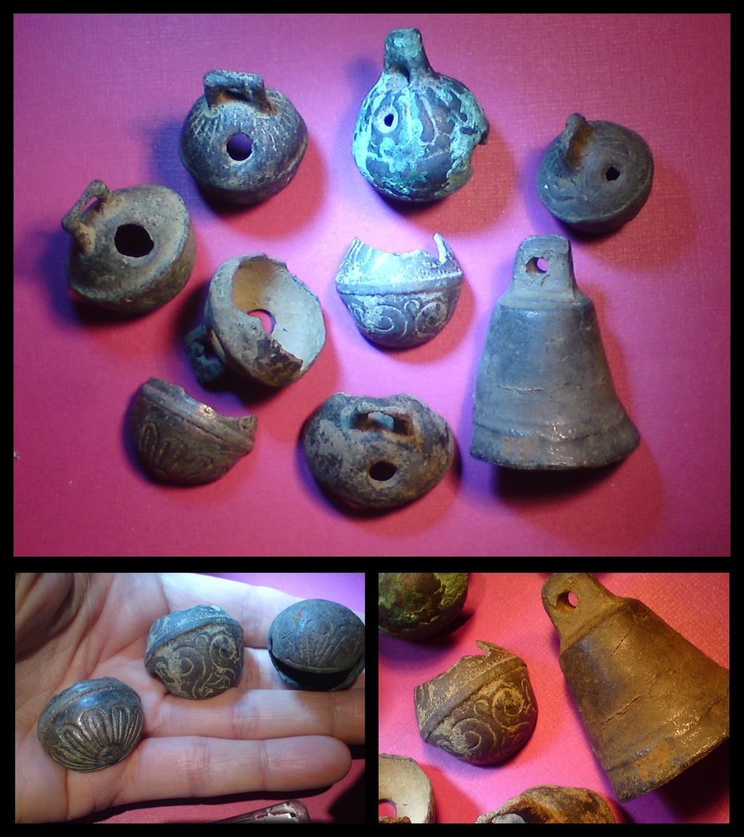 Metal Detecting Finds Crotal Bells