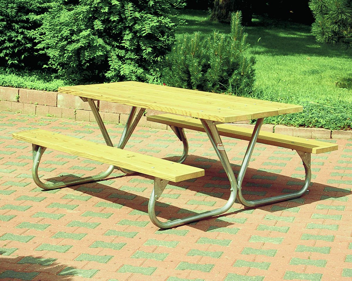 Park Style All Steel Picnic Table Frame Kit